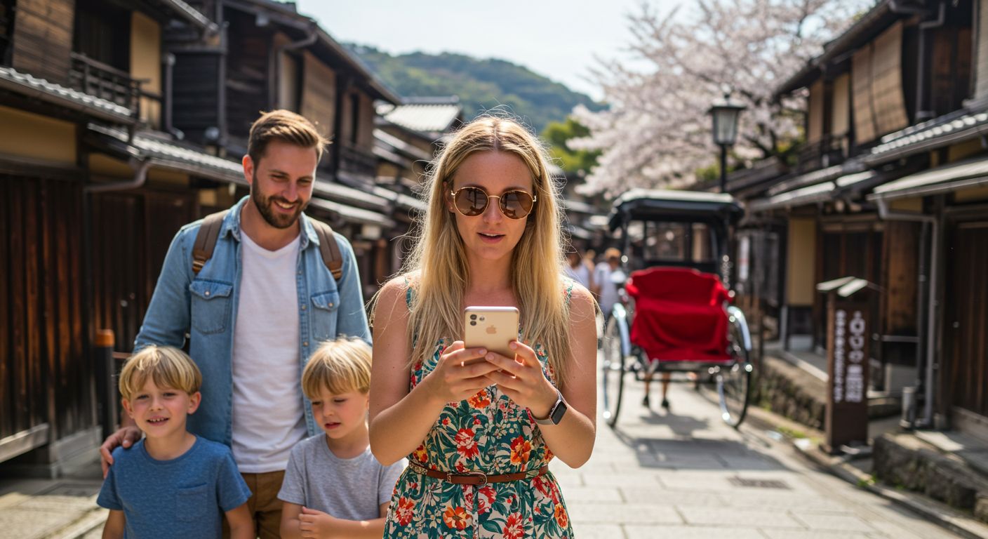 Traveling to Japan with Family? eSIMs are a Game Changer! Multi-Person Usage & Recommended Plans
