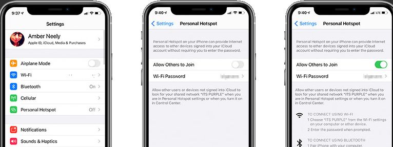 Use Your iPhone's Tethering (Hotspot)